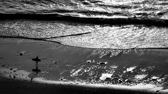 Sunset Surfing