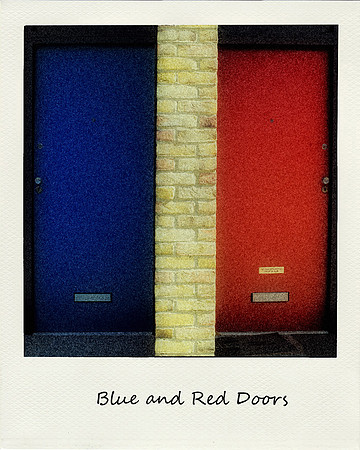 Blue and Red Doors