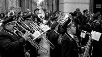 The Band Goes Past