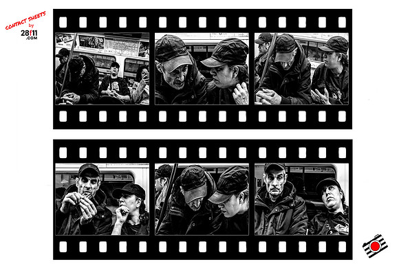 Contact Sheet Arguing In Public