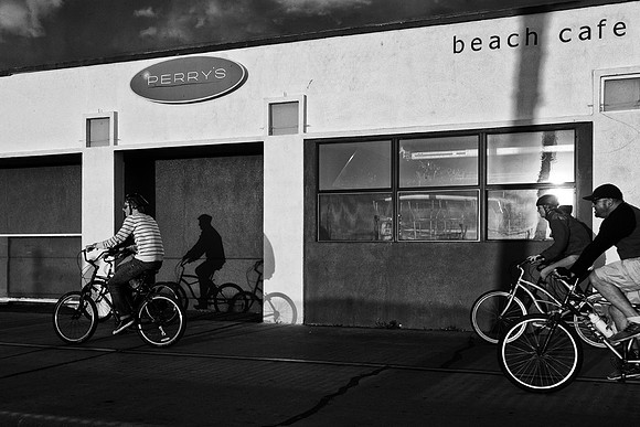 Biking At Sunset