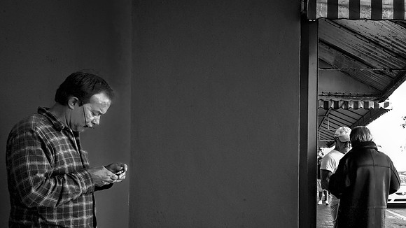 Texting In The Shade