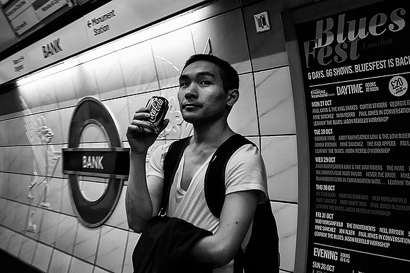 Drinking Coke