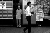 Outside a 7 Eleven