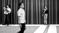 Waiting, Reading & Walking
