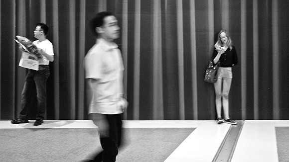 Waiting, Reading & Walking