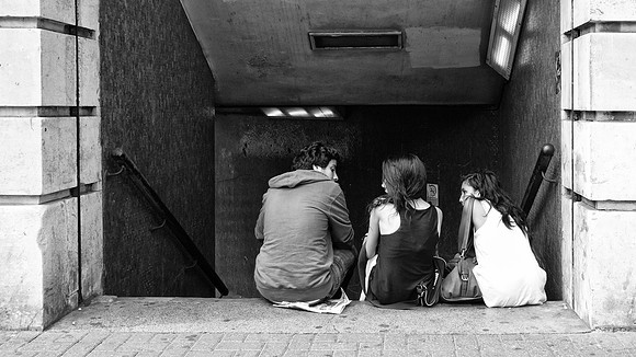 Three On The Steps