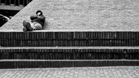 On The Steps Of Boston