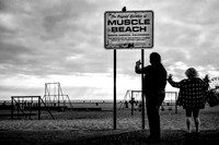 At Muscle Beach