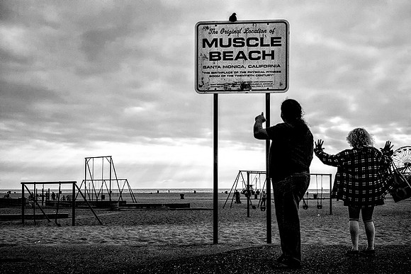 At Muscle Beach