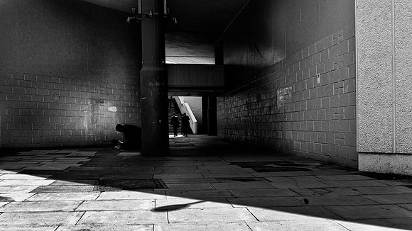 In The Stairwell