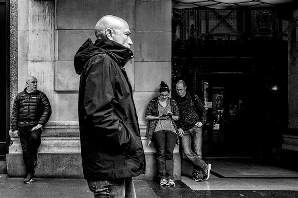 Outside Selfridges