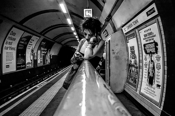 Catching Up At Camden Tube