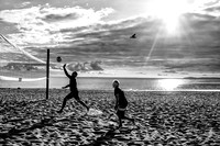 A Late Game On Laguna Beach