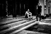 Meeting On The Steps