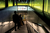 At Ginza Station