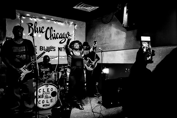 At Blue Chicago