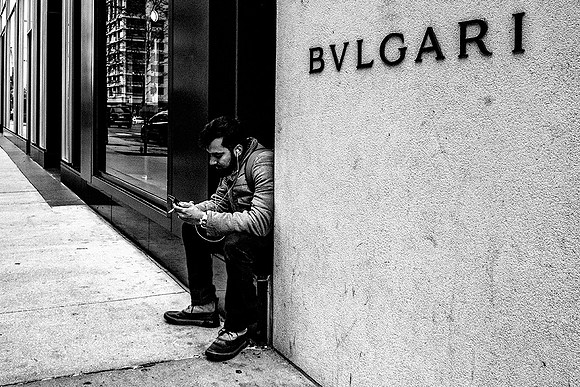 I'm Outside Bulgari