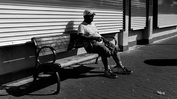 On The Bus Stop Bench
