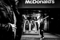 Outside McD's
