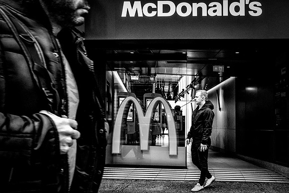 Outside McD's