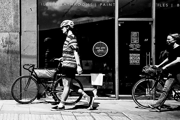 Out Bike Walking