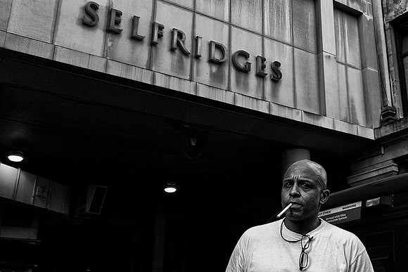 Outside Selfridges