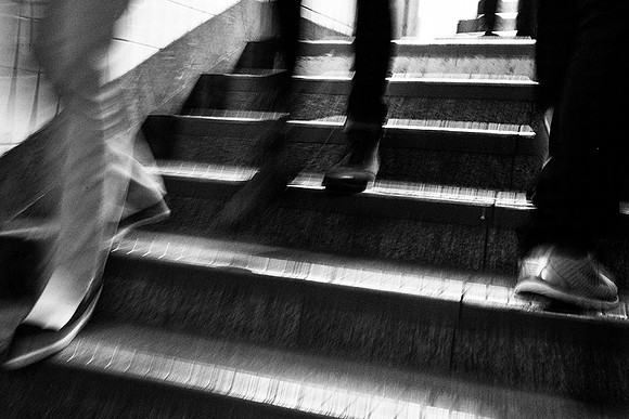 Moving On The Stairs