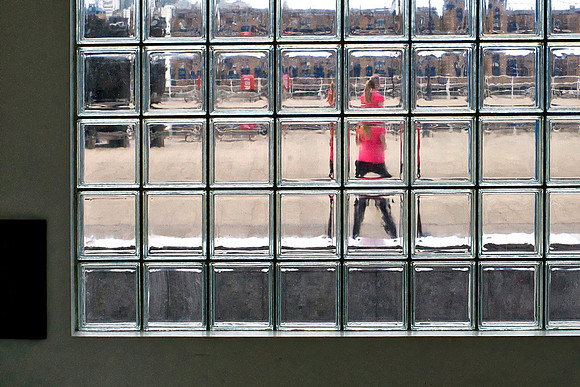 Red Through A Glass Wall