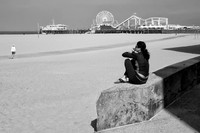 Morning on Santa Monica Beach