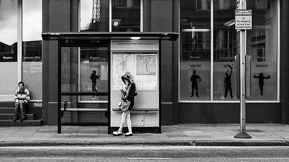 At The Bus Stop