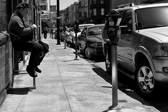 Sitting On The Street