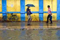 Walking Through The Rain